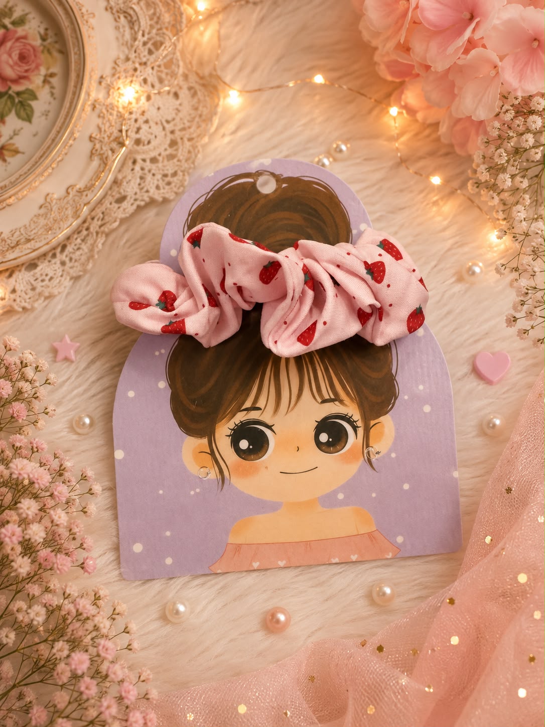 Strawberry Scrunchie