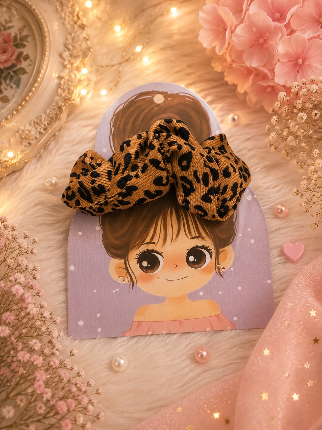 Leopard Scrunchie